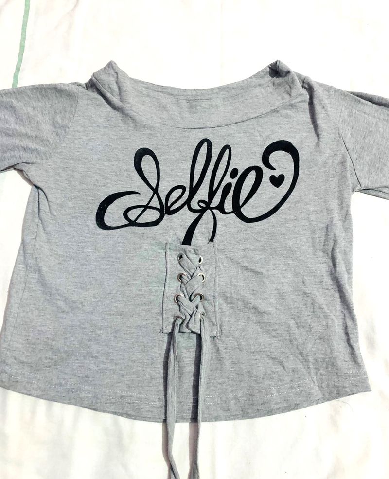 Full Sleeve Crop Top For Women