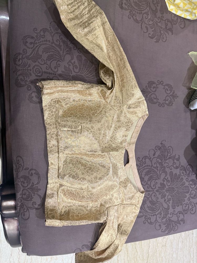 Elegant Gold Blouse