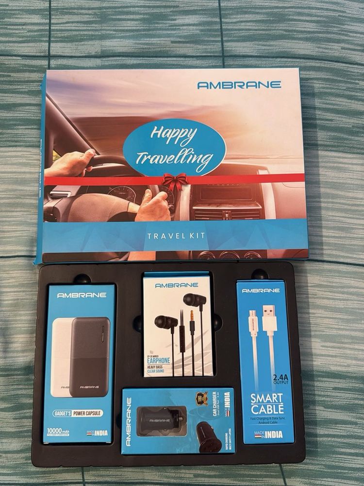 Ambrane Travel Kit - New!