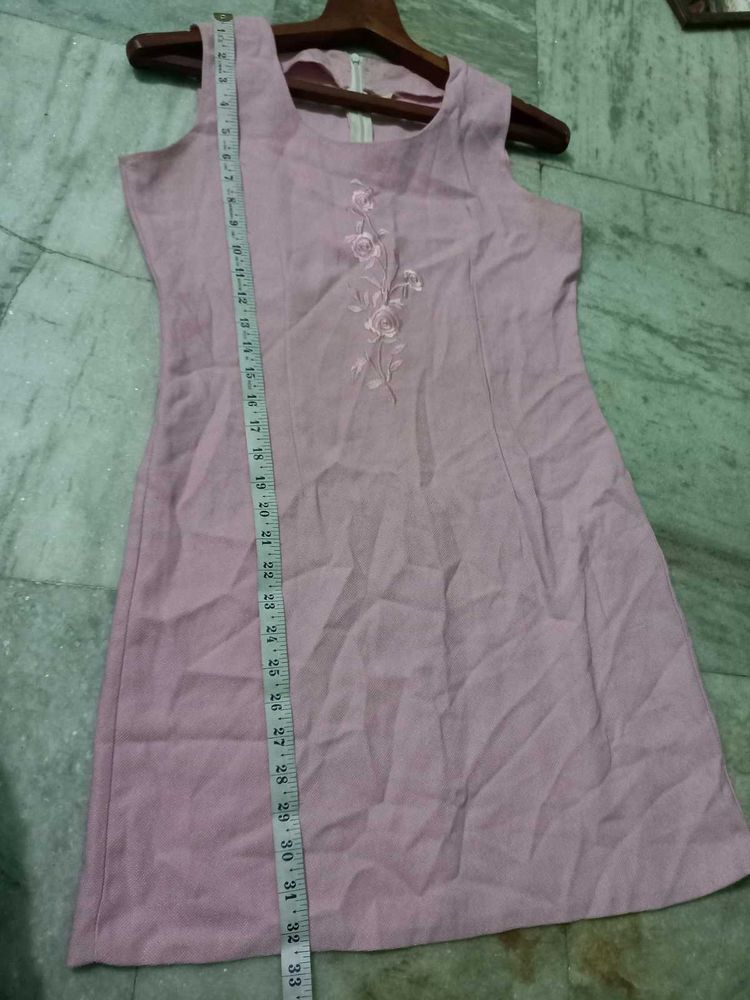 36 Bust Baby Pink Dress