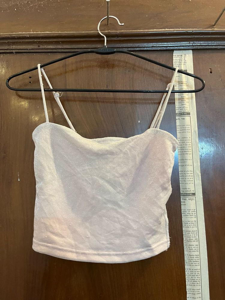 Pink Shimmery Tank Top
