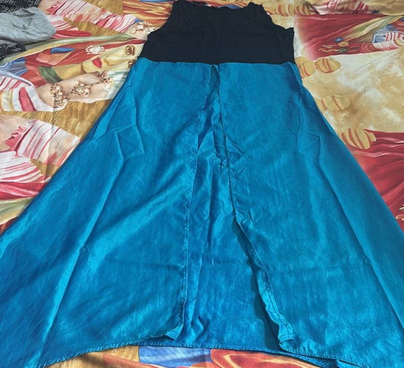 Blue &amp; Black Casual Dress