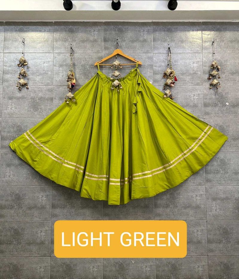 Light Green Lehenga Skirt