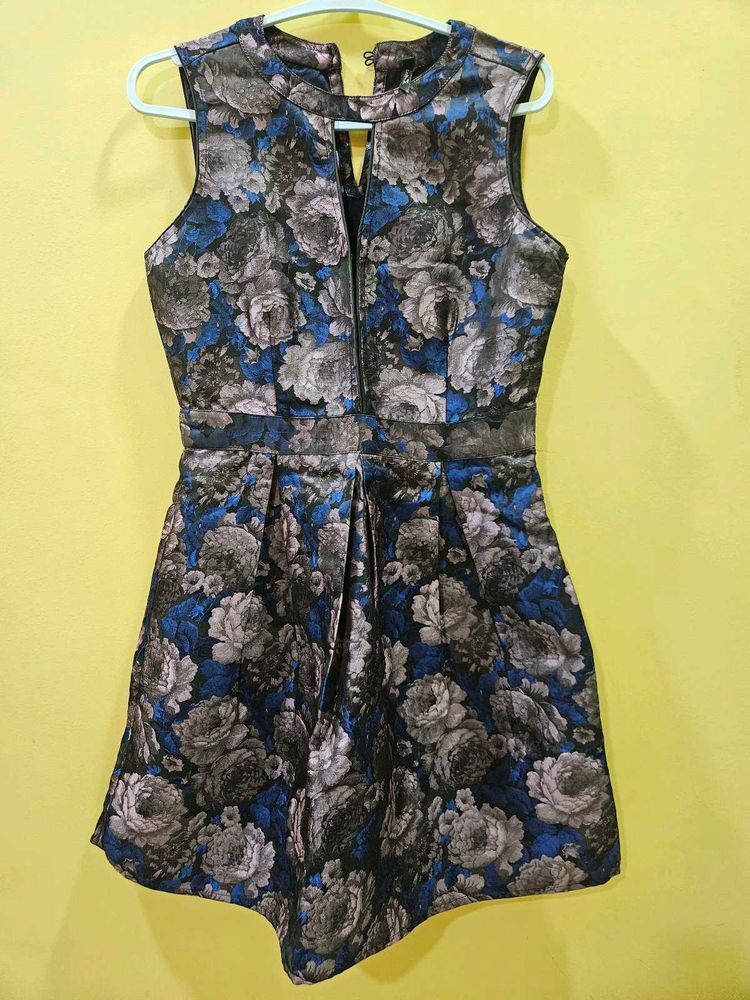 Floral Print Mini Dress