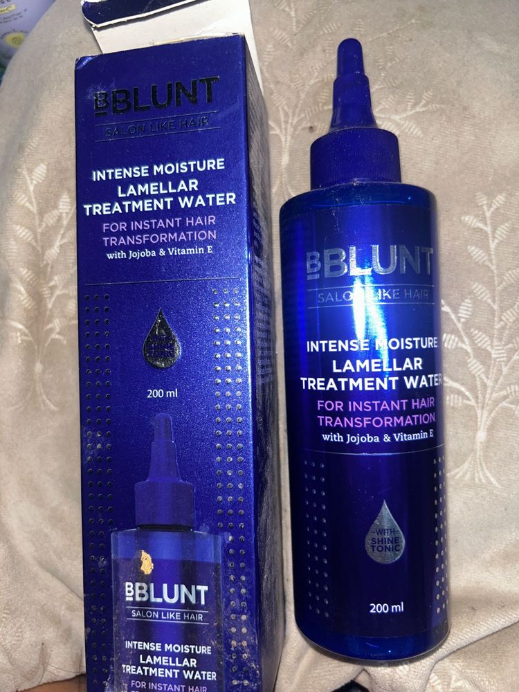 Bblunt Intense Moisture Lamellar Treatment Water