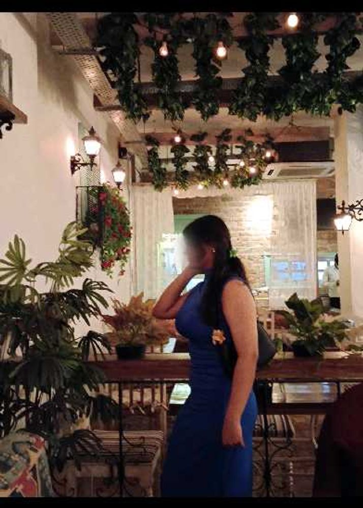 Elegant Blue Bodycon Dress