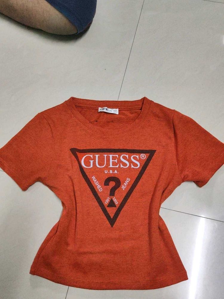 Guess Orange Tee