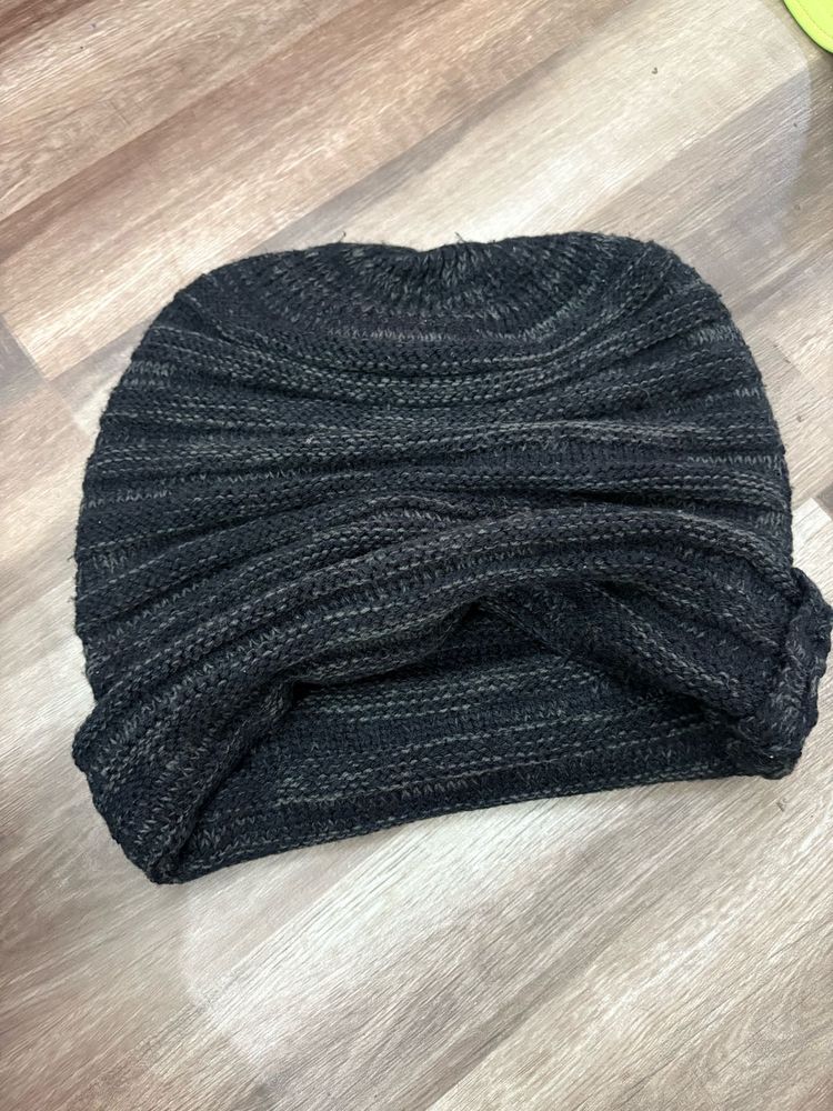 Stylish Knit Beanie - Gray