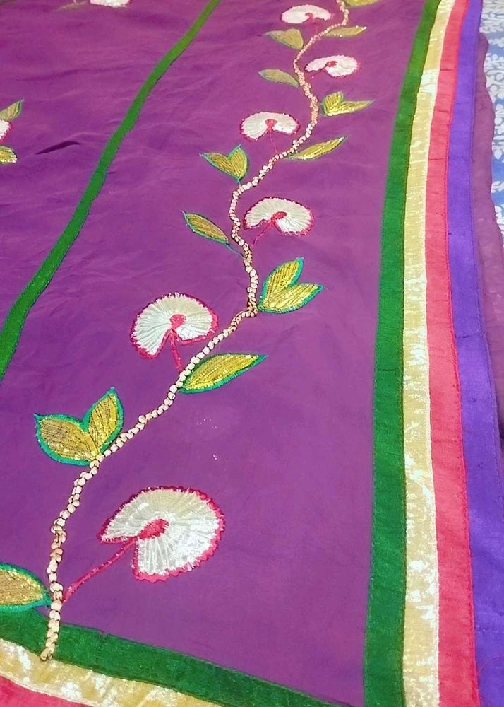 💜Georgette Saree