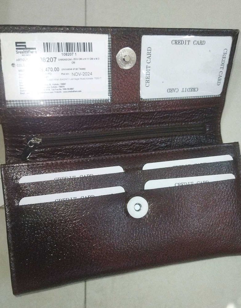 Brown Leather Wallet