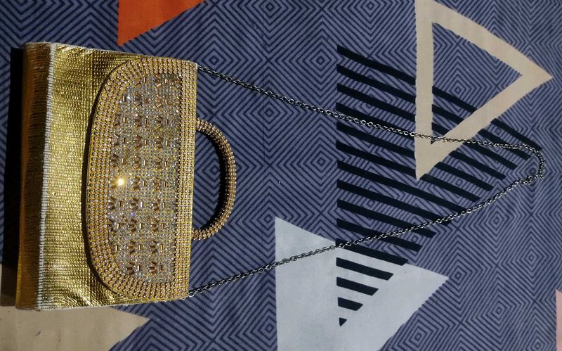 Golden Sling bag