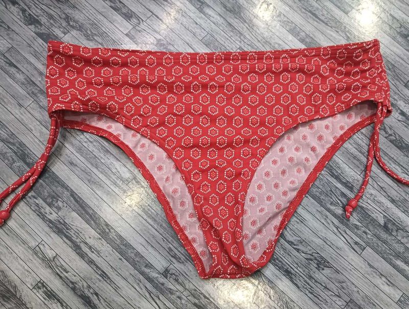 Red Patterned Bikini 🧡Bottom