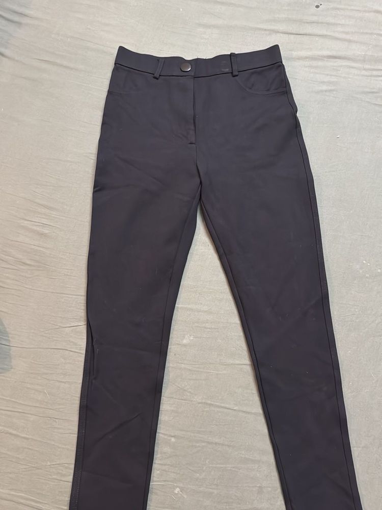 Zara Slim Black Trousers
