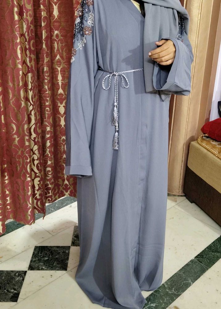 Ocean Night Colour Abaya/Burkha