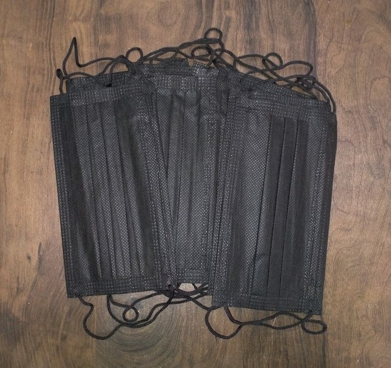 Black Mask Set - Pack Of 20