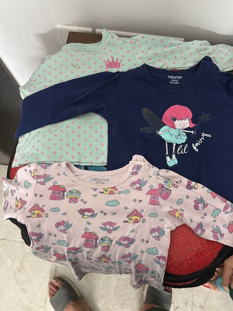 Baby Girl Tshirt Pack Of 3