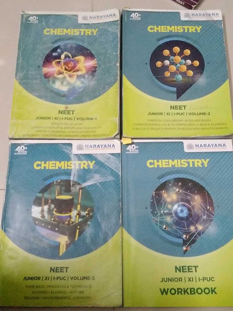 Narayana NEET Chemistry Books - XI I-PUC
