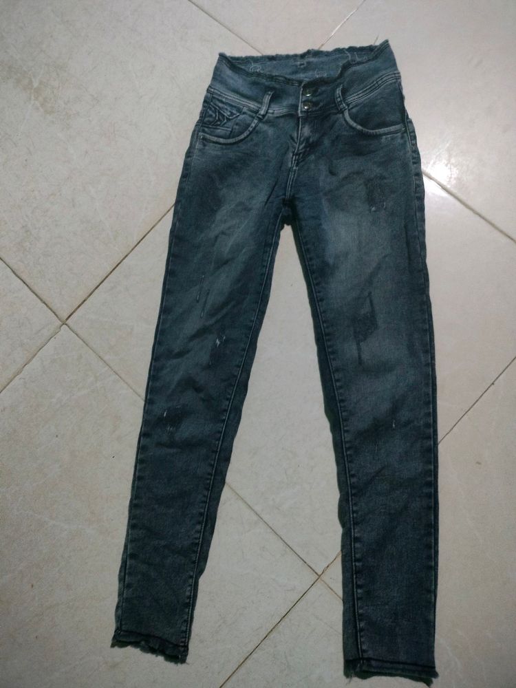 Skinny Fit Charcoal Black jeans