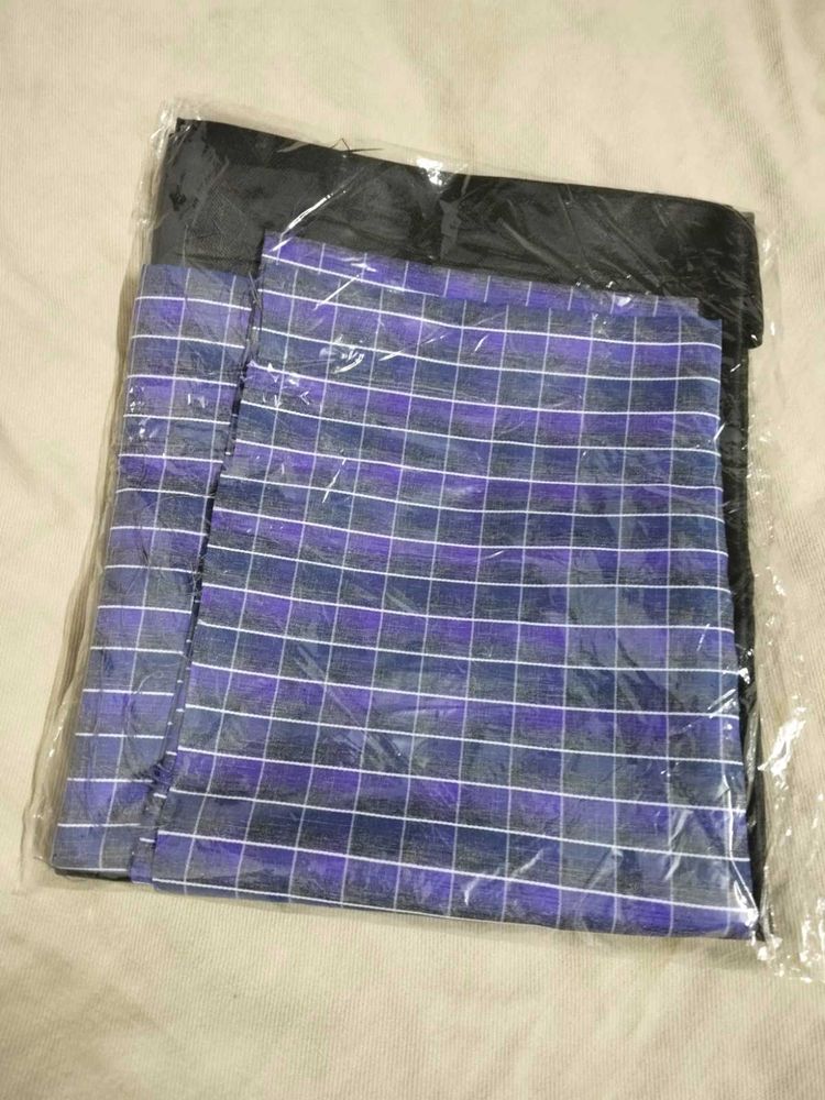 Men Unstitched Shirt Trouser Fabric Set Formal