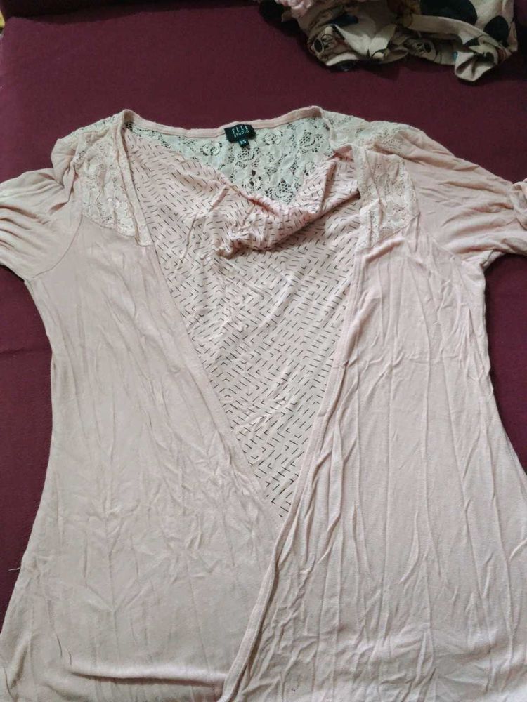 A Top With  Ttached Jacket