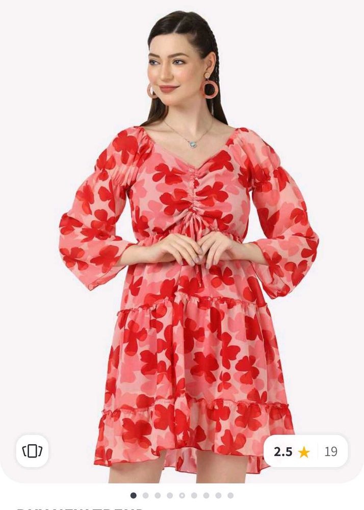 Floral Pattern One Piece From Myntra