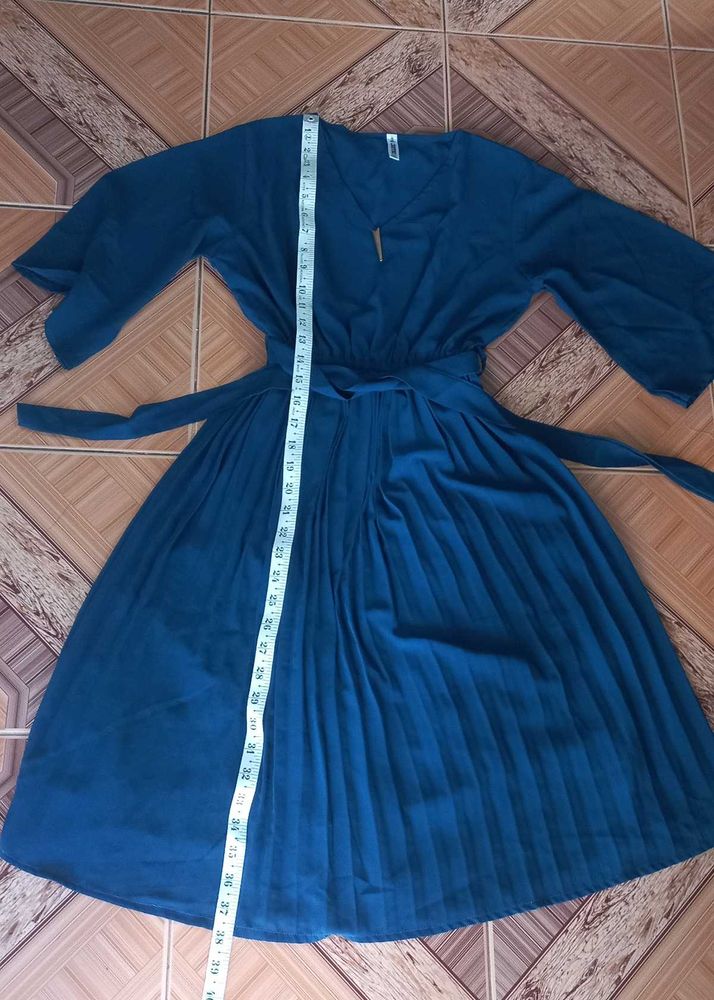 Short One Piece Blue Dress