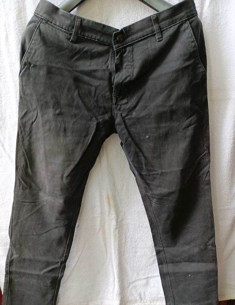 Gently Used Black Cotton Pant for Sale! 👖