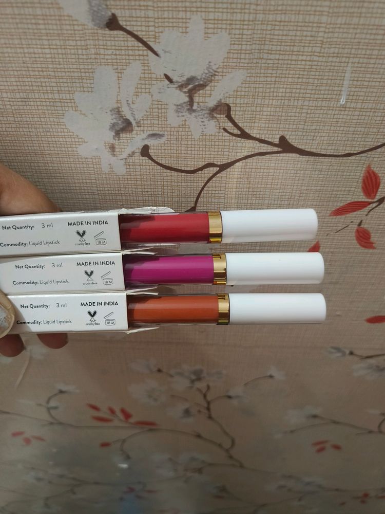 Combo Of 3 Lit Lipsticks