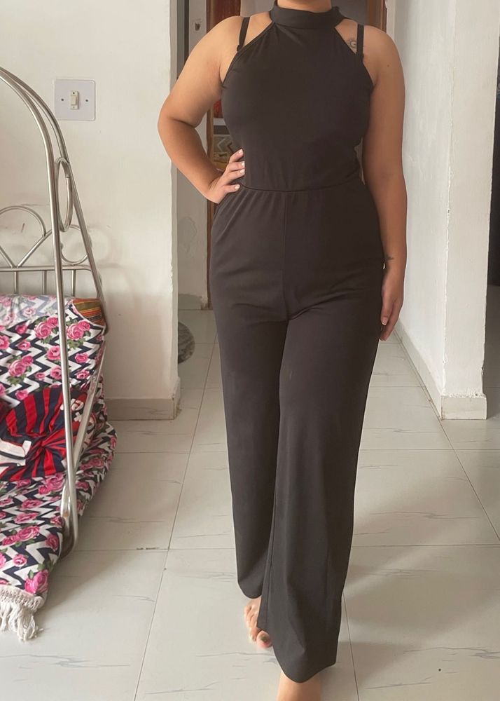 Sleek Black Jumpsuit