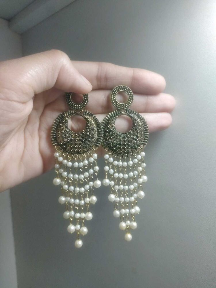 Pearl Drop Earrings 🔥 offer price