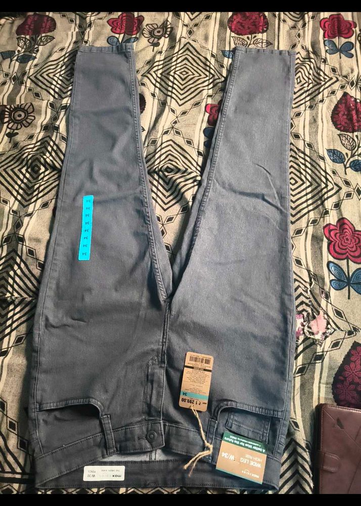 Gray Slim Fit Jeans
