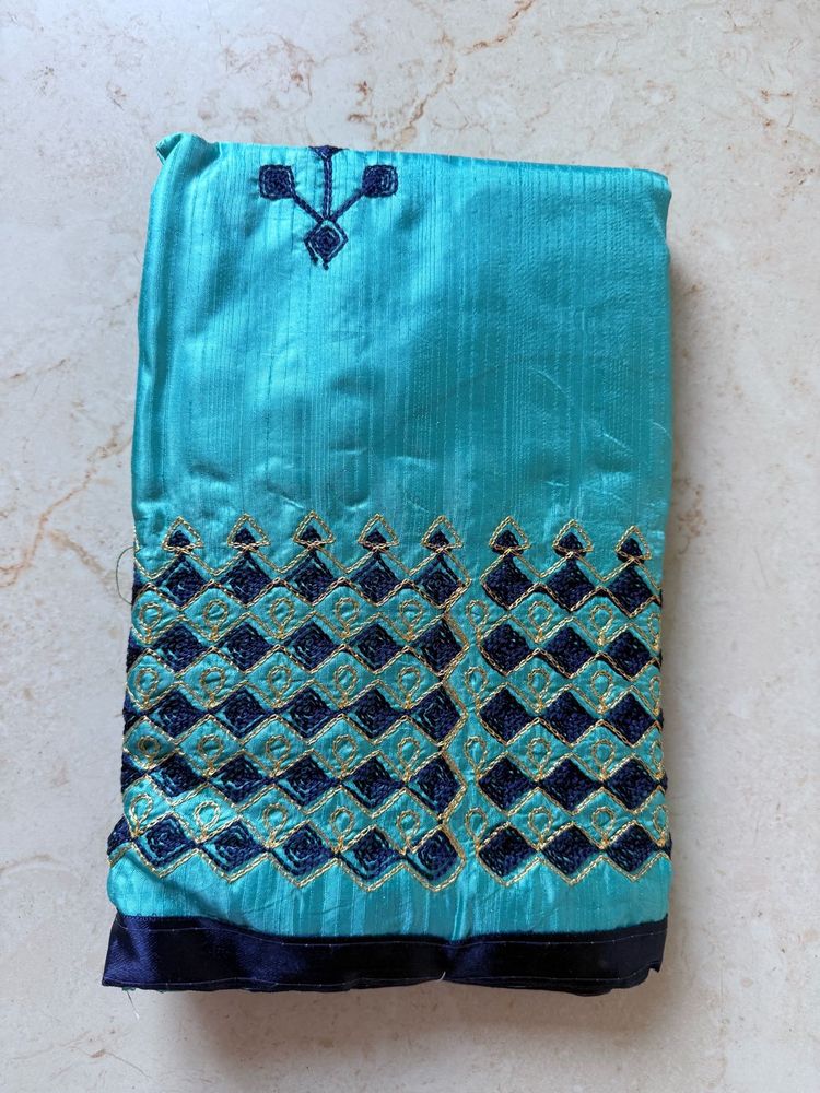 Unused Embroidery Saree