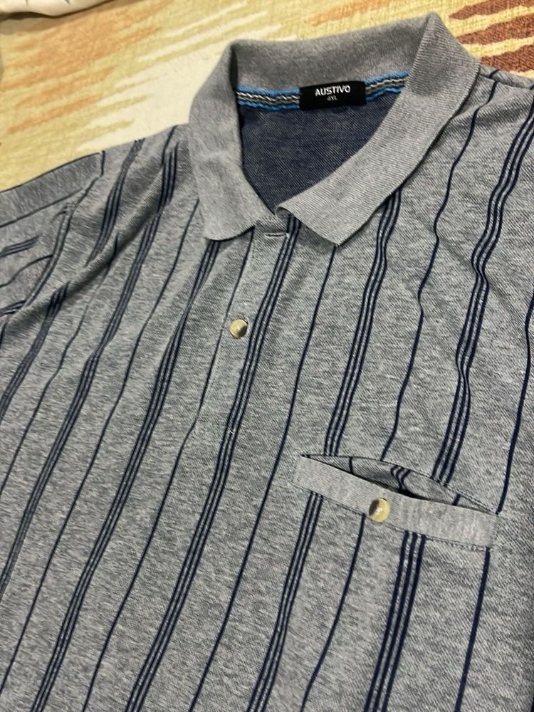 Austivo Striped Polo Shirt