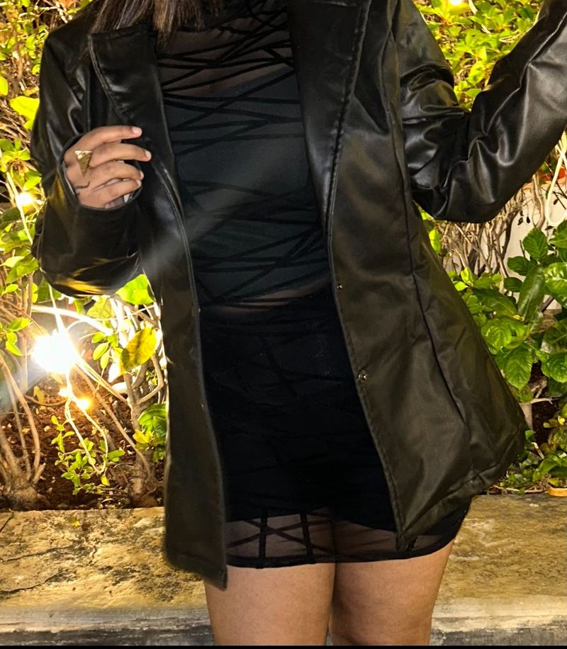 Mesh Dress Wore For Parties