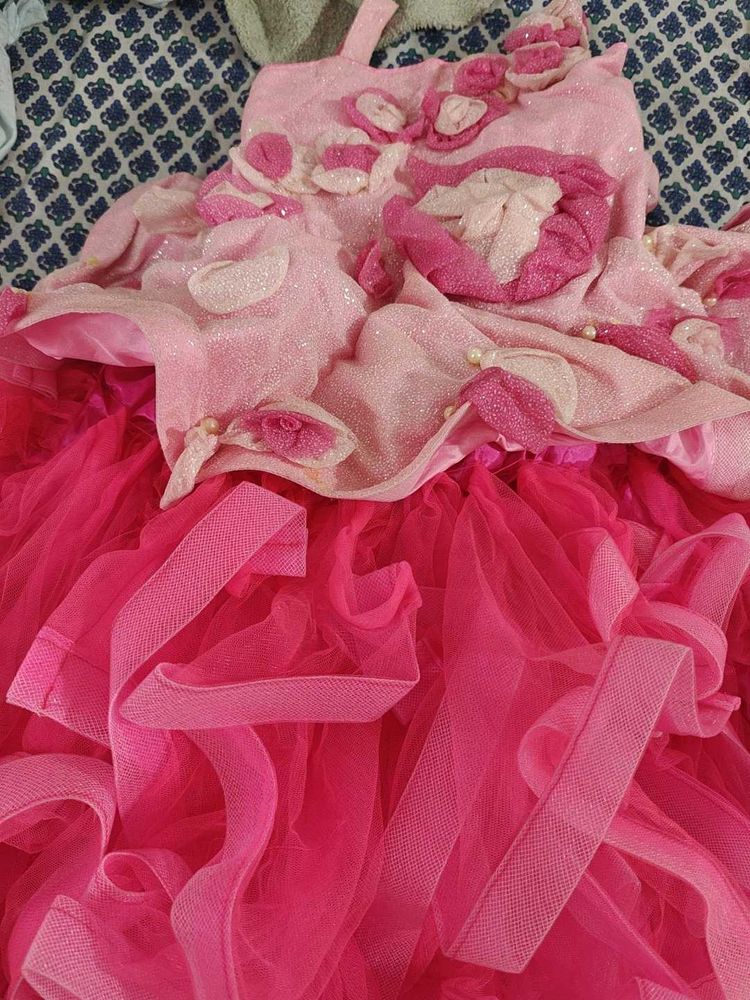 Cute Pink Girls' Dress