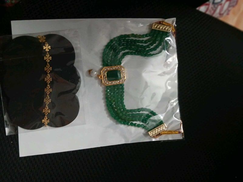 Green Stone Jewelry Set