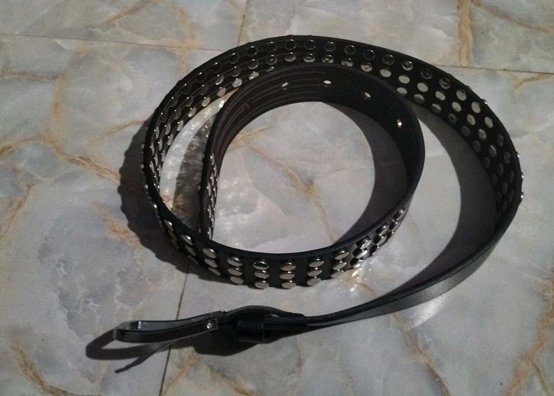 Black Studded Punk Rock Belt -Unisex Fashion Acces
