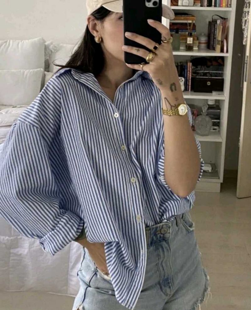 Striped Oversized Shirt