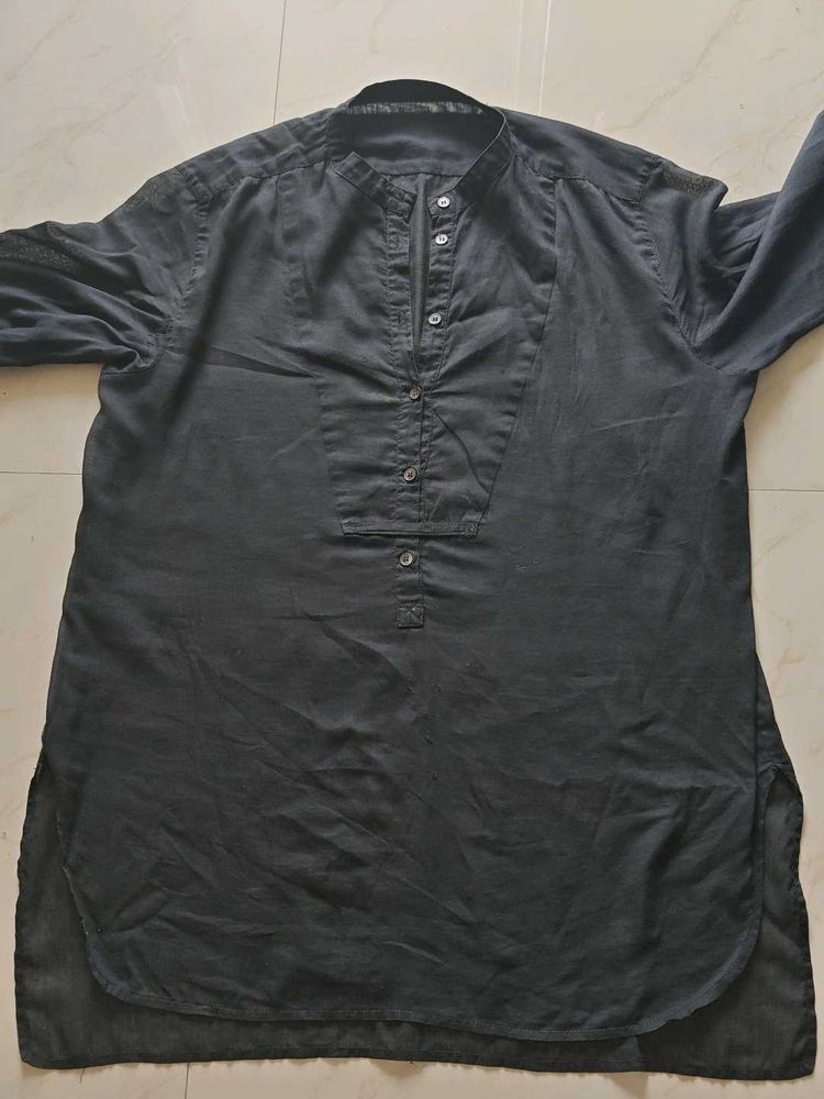 See-through Mulmul Stylish Kurta