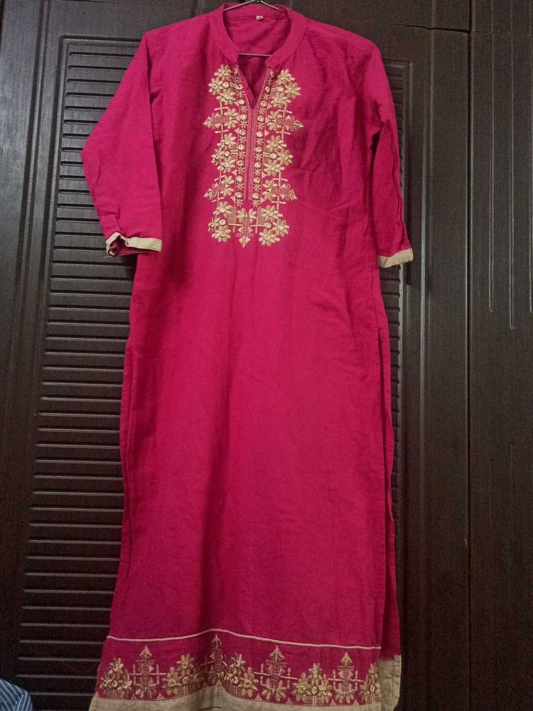 Cotton Embroidery Kurti