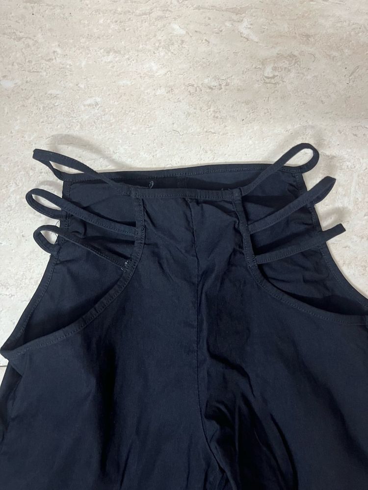 Cutout Flared Pants