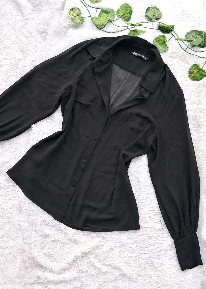 Zara Sheer Shirt