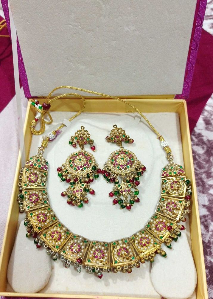 Luxury Kundan Necklace Set✨