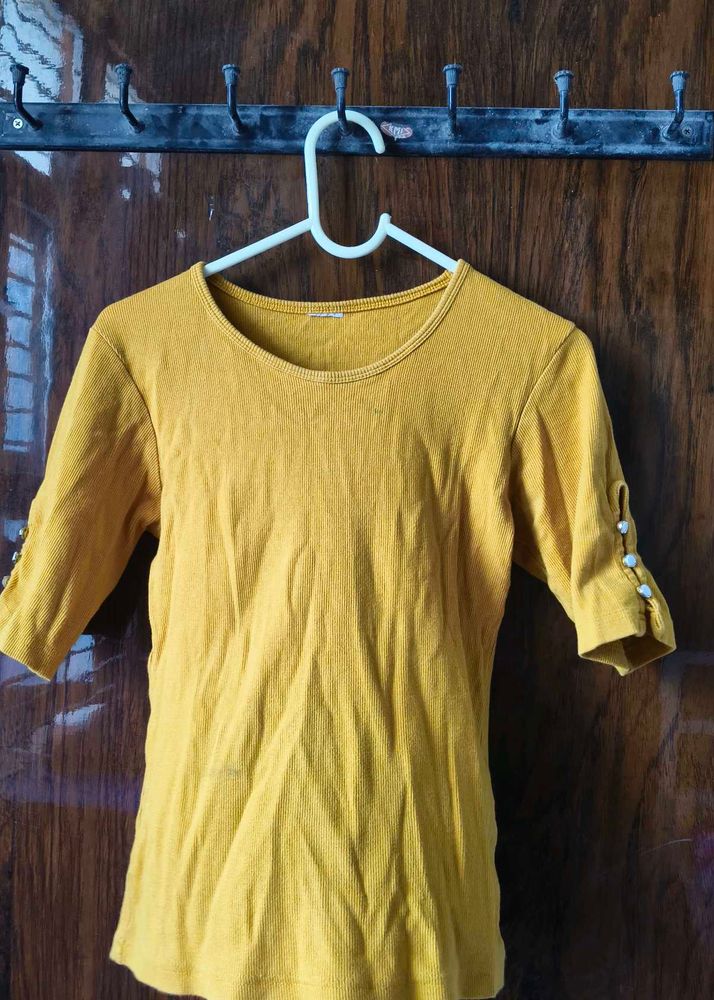 Mustard Yellow Top