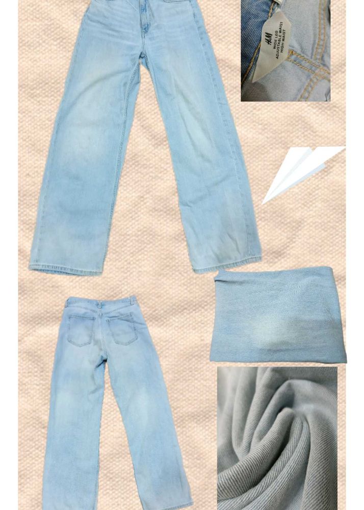 Wide Leg Jeans l H &amp;M