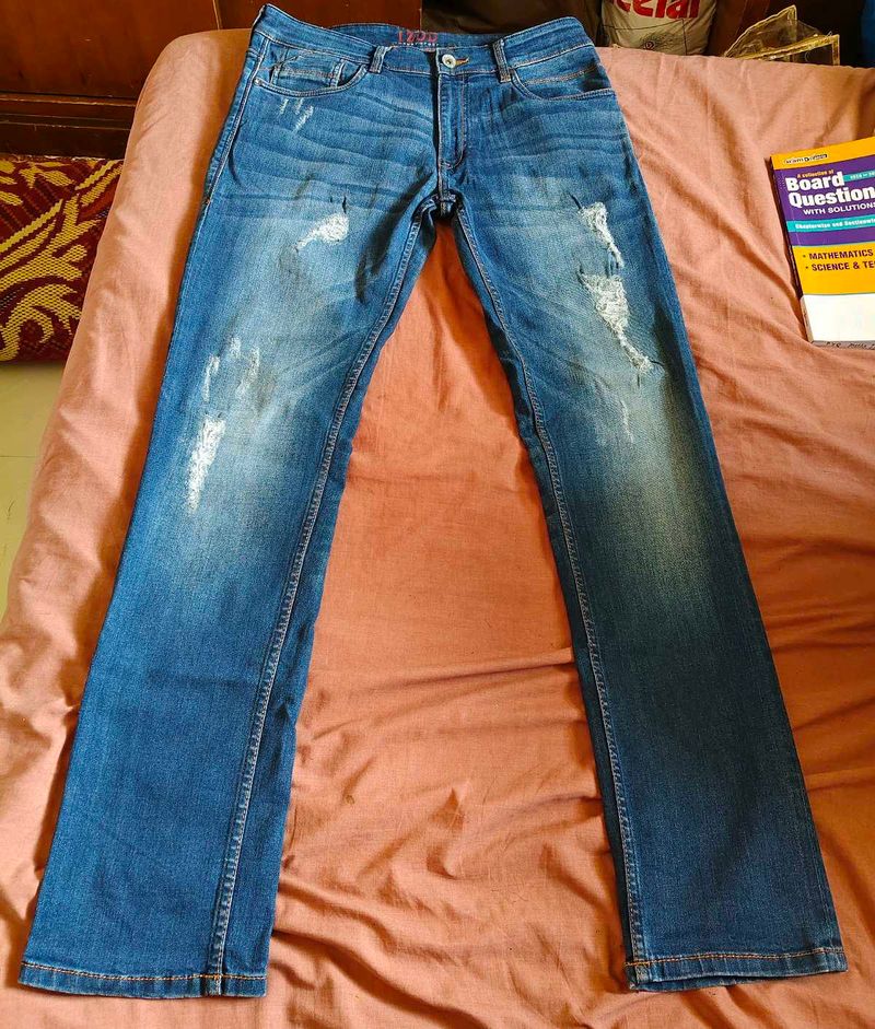 IZod Distressed Denim Jeans