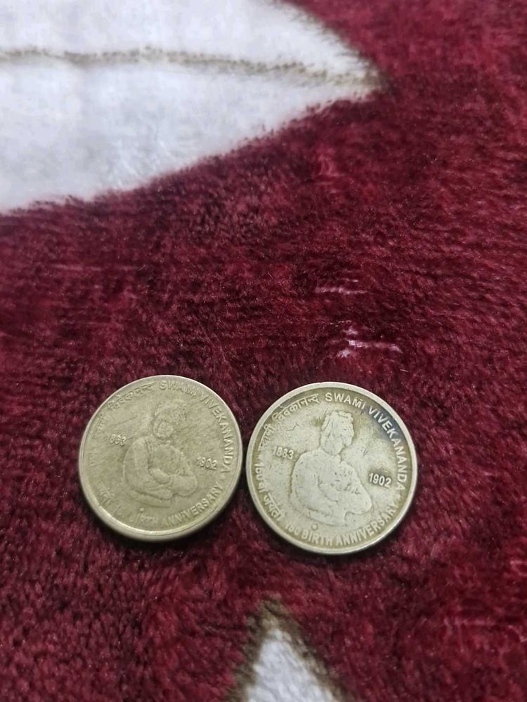 Rare Swami Vivekananda Commemorative Coins