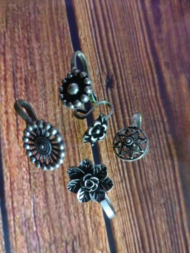 Oxidised Nosepins (Adjustable)