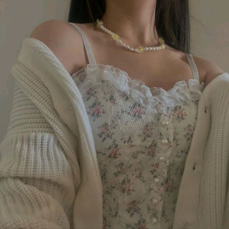 Cottagecore Sweetheart Neckline Top