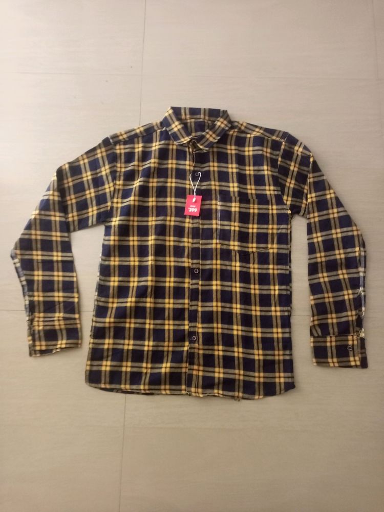 Nevy Blue Chex Shirt..